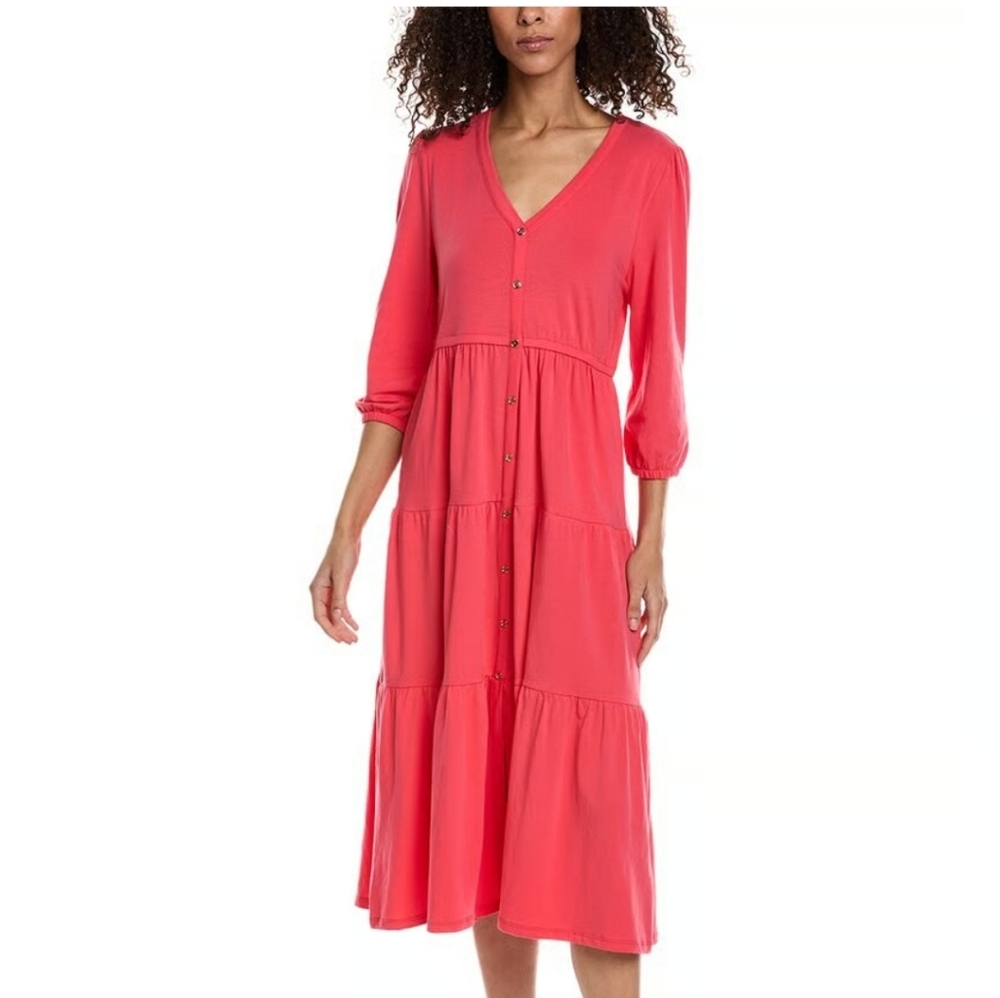 Duffield Lane Pink Dress Size Large Cassandra